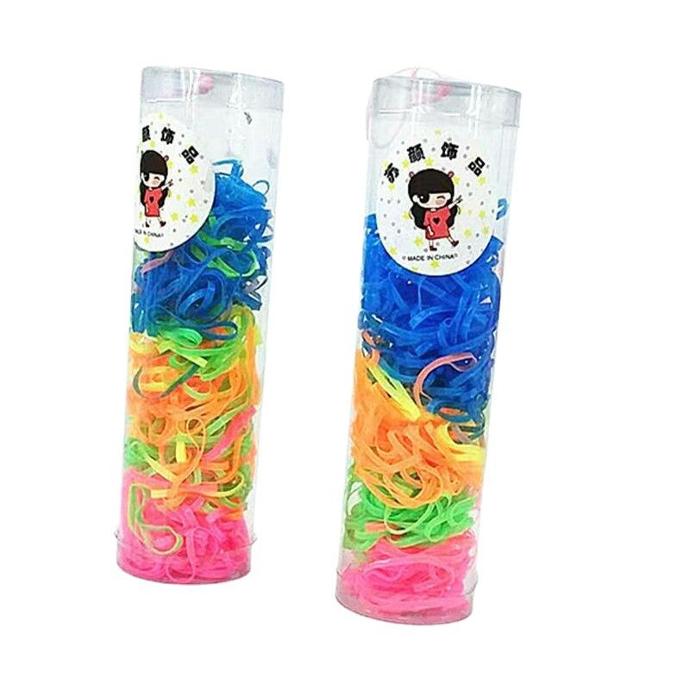 Hộp chun buộc tóc nhiều màu sắc