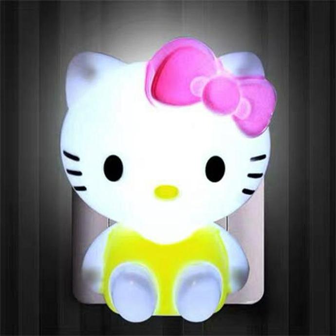 Đèn ngủ công tắc hình con mèo Hello Kitty