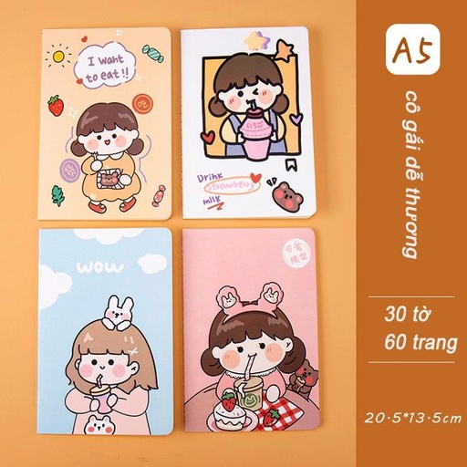 [WHNR0213] Sổ tay ghi chú kẻ ngang  A5 TCST01